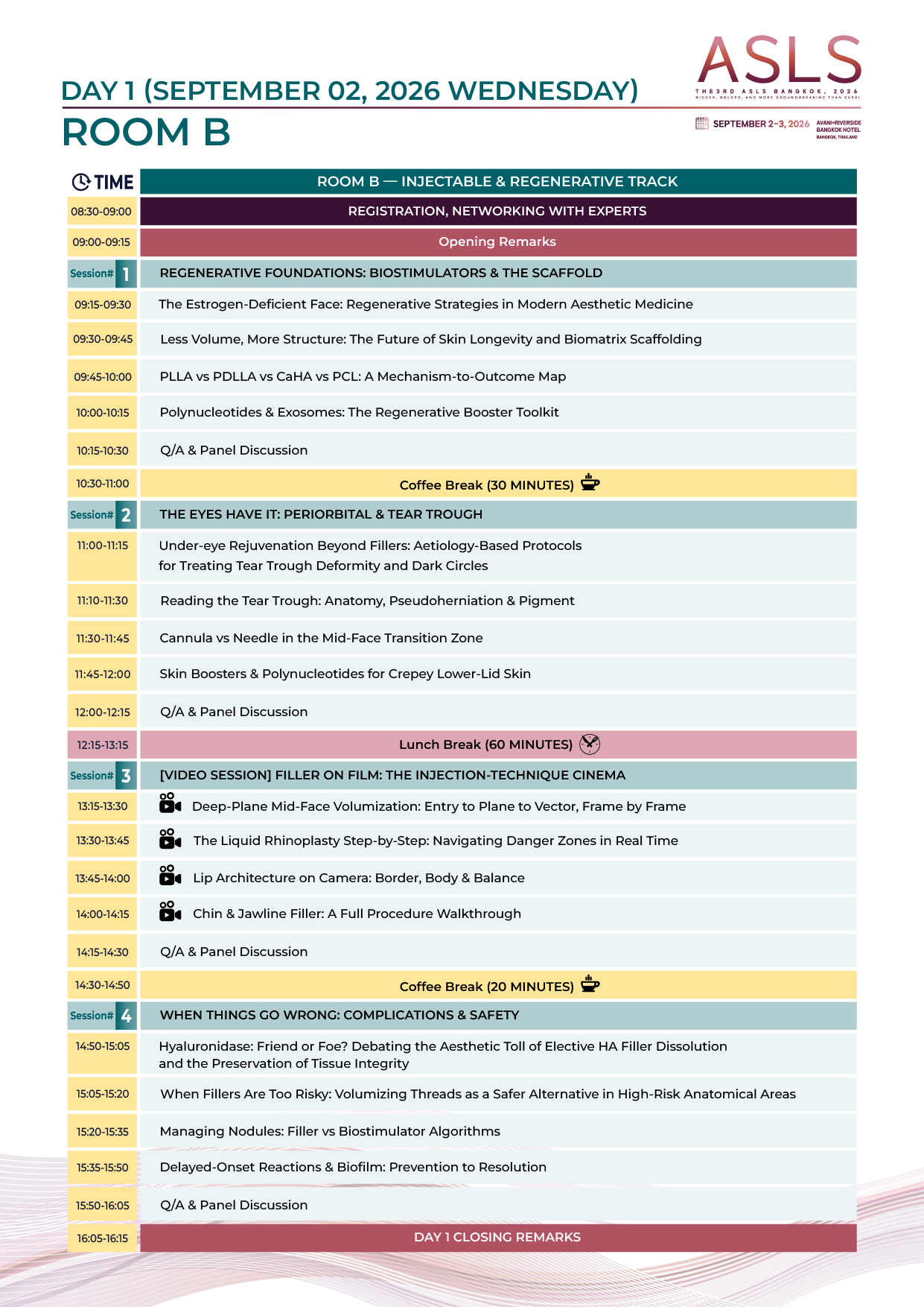 ASLS Bangkok 2026 Conference Brochure Page 2