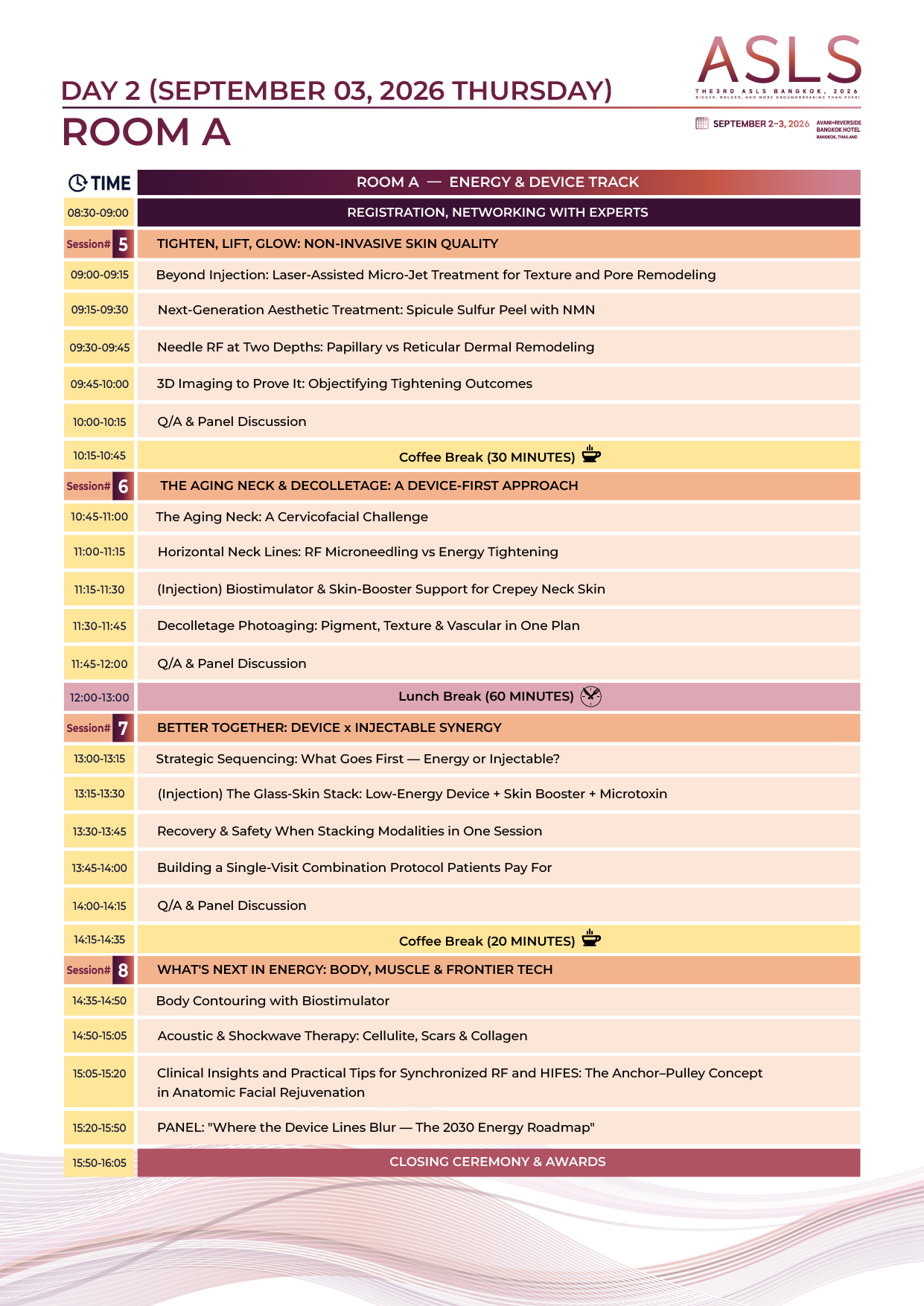 ASLS Bangkok 2026 Conference Brochure Page 3